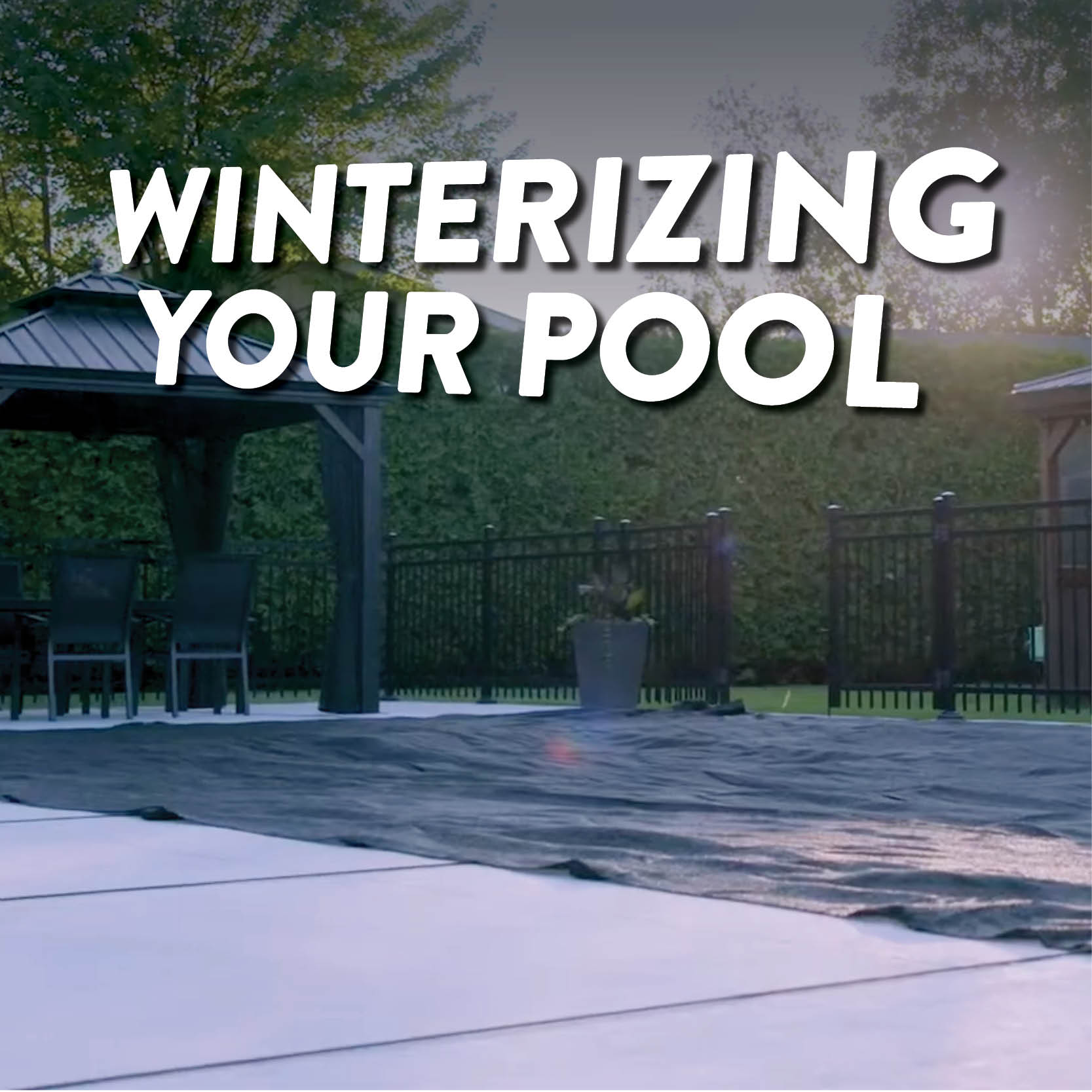 Winterize your inground pool